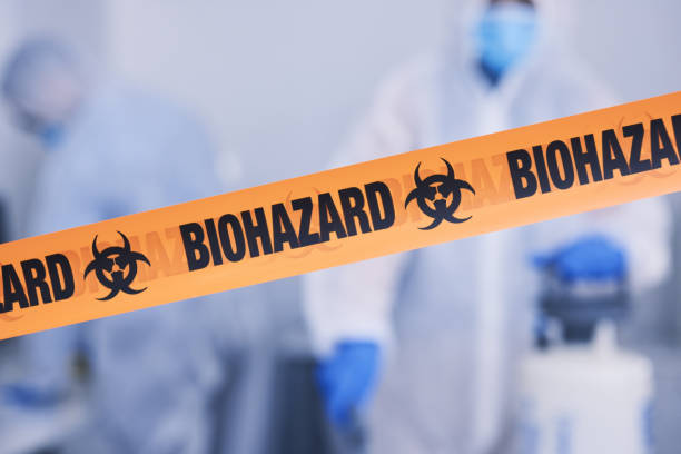 Professional Biohazard technician working in Mills River, NC